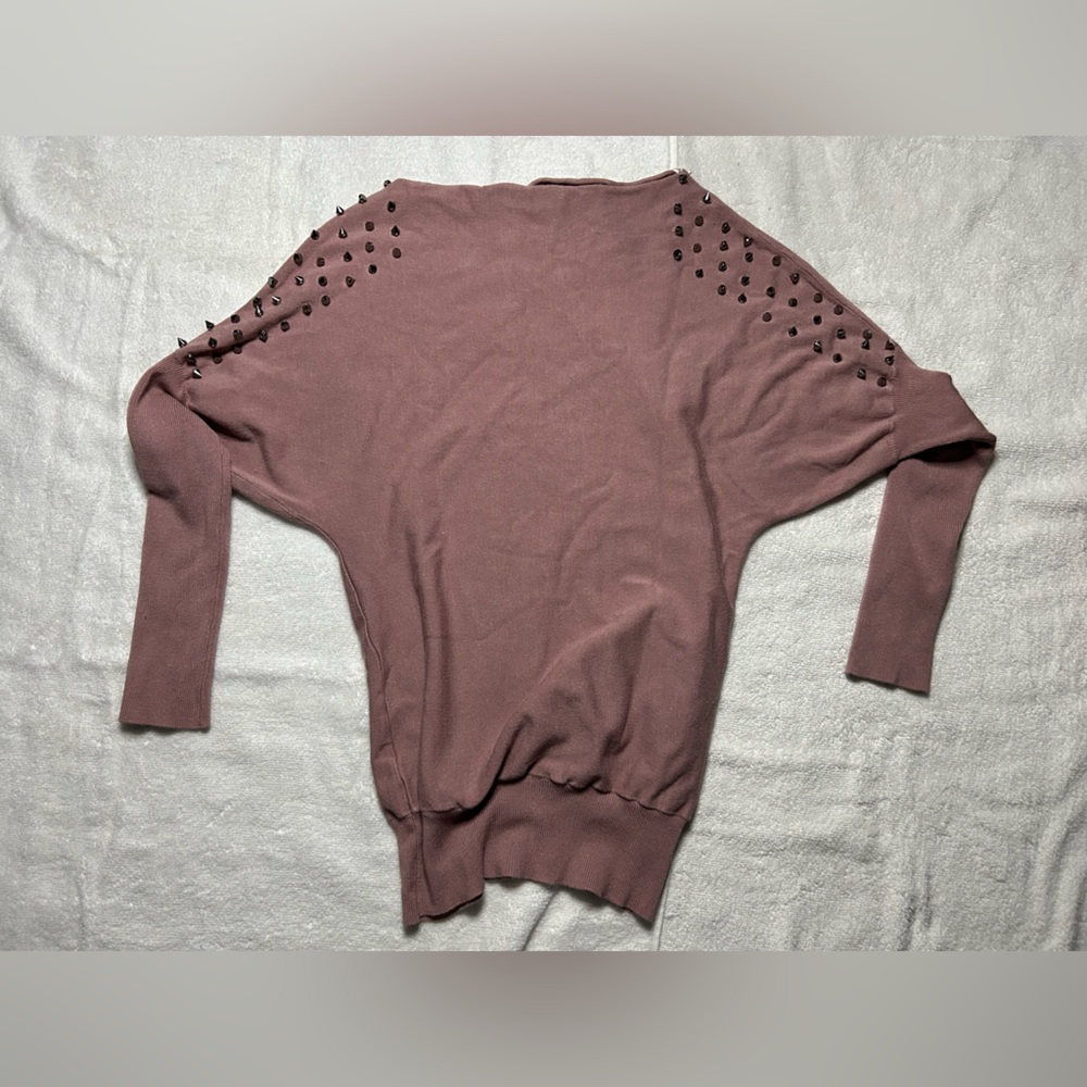 Bebe Dusty Pink Knit Top